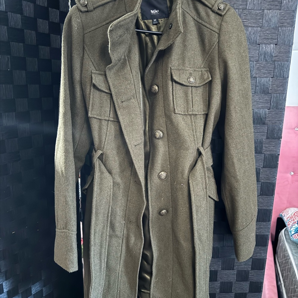 Mossimo Supply Co Olive Green Pea Coat